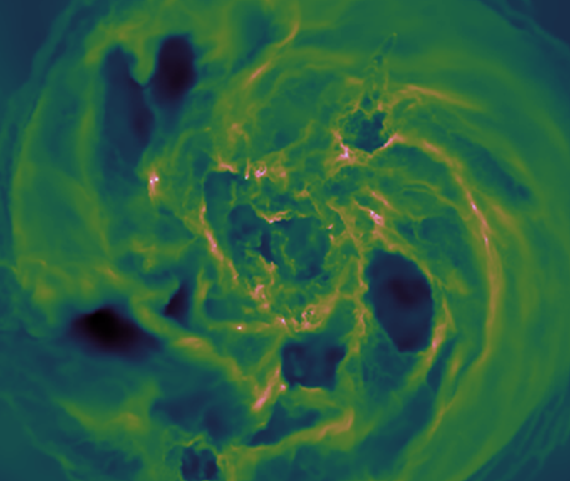 Millions of years of galaxy evolution simulated in mere months with the help of AI