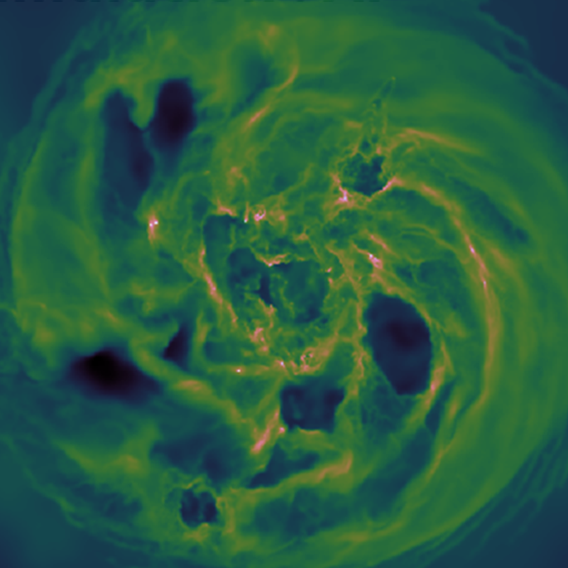 Millions of years of galaxy evolution simulated in mere months with the help of AI