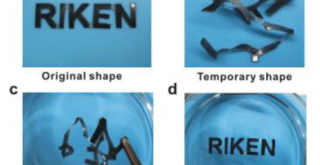 photos showing this new material remembering its shape